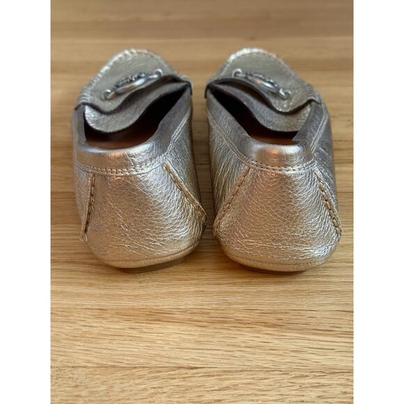 Coach Women's Margot Champagne Gold Casual Loafer Shoes - Women's Size 9.5 - Picture 7 of 11